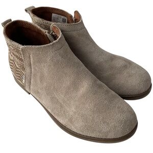 Toms Light Tan Suede Boots